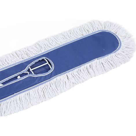 Serpette à Plancher Rotative 360° avec Tête Détachable en Tissu Oxford - Ensemble pour Nettoyage Rapide et Sans Efforts (Tête: 30cm, Manche: 122cm, Matériel: Fer + Oxford, 1 Set) (1/5)