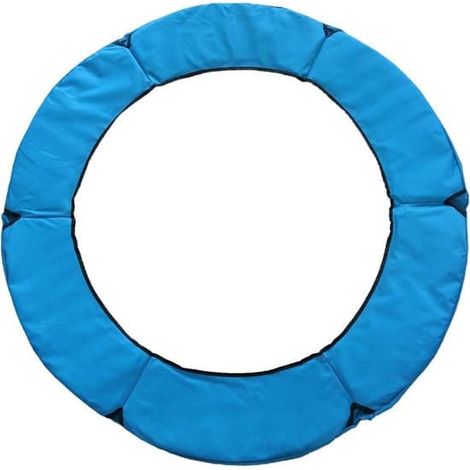 Coussin de protection pour bord de trampoline - Protection pour ressorts - Coussin de sécurité pour trampoline - Matériau imperméable de haute qualité - 140 cm - Bleu (1/5)