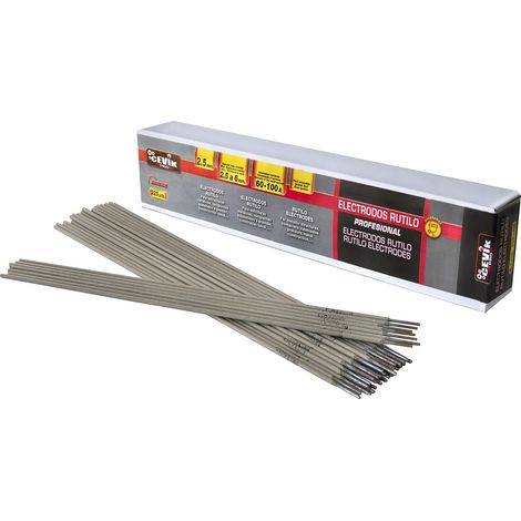 Cevik TECA2252.5RU - Scatola 225 pezzi elettrodo rutile 2,5 mm