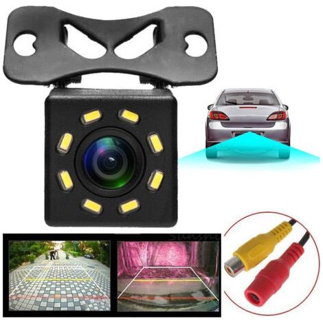 Caméra De Recul Voiture Camping-car 8 Led 170° 420tvl Avec Support (1/5)