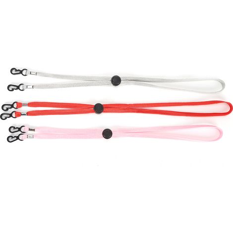 Lot de 3 attaches masque visage nylon réglable, cordon porte-masque ajustable, accessoire pratique (1/5)