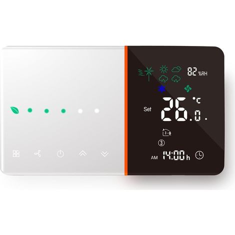 Wi-FI Thermostat - Thermostat Programmable pour Le Chauffage ou la Climatisation - Contrôlé à Distance Depuis Votre Téléphone Portable, Compatible avec et (1/5)