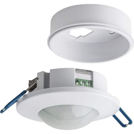 Détecteur de Mouvement Intérieur, Montage Encastré et en Saillie au Plafond, programmable, Capteur Infrarouge, 6m / 360°, LED adapté, Max. 1200W/ 500W-LIAIKI (1/5)