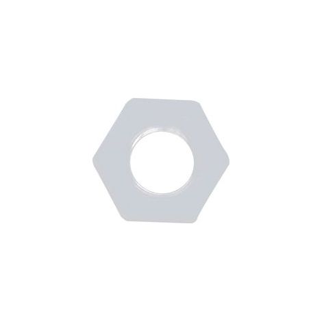 Écrous hexagonaux en plastique, 50 pièces, Protection de l'environnement, résistance blanche à la Corrosion, pour accessoires industriels M6 (1/4)