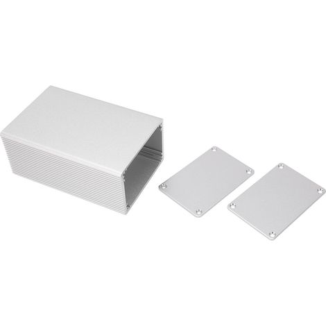 Projektgehäuse aus silber sandgestrahltem Aluminium, wasserdichtes Elektronikgehäuse für Leiterplatten (1/5)