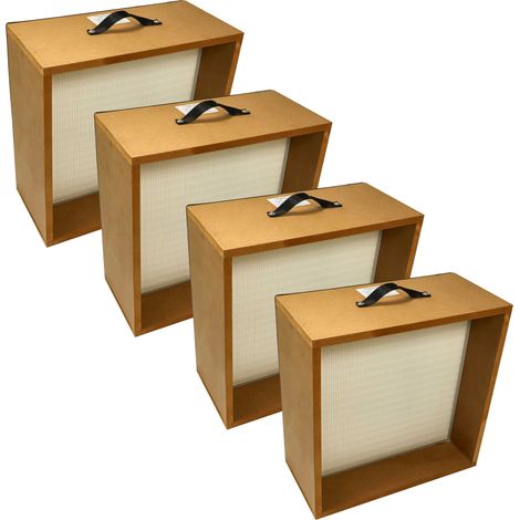 vhbw 4x filtro reemplaza Teka 978005 para sistema de extracción - filtro Hepa, E10