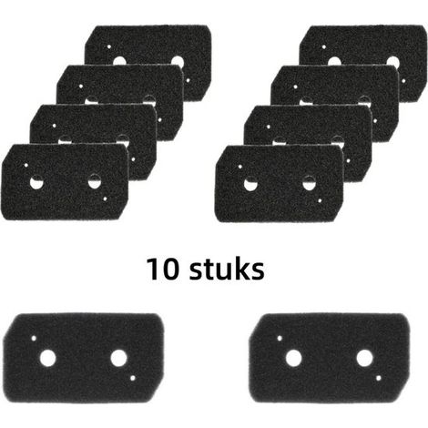 10 x Filtre sèche-linge - Réutilisable( 228 x 128 x 20 mm) - Convient pour sèche-linge Bosch Siemens-Filtre éponge (1/5)