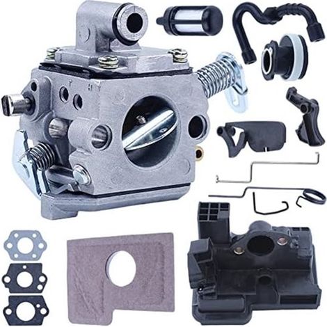 Kit de filtre à air pour collecteur d'admission de carburateur compatible avec les tronçonneuses Stihl MS180, MS170, 018, 017, MS 180 et 170. Remplace les pièces d'origine des modèles 1130, 120 et 060 (1/5)