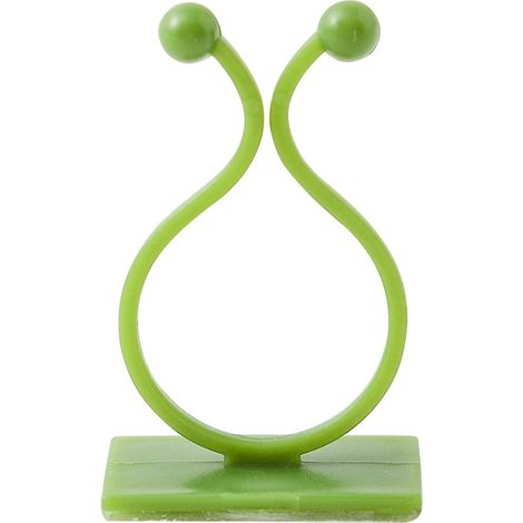 Filiyano-Lot de 50 clips pour plantes grimpantes auto-adhésifs (vert, grand format) (1/5)