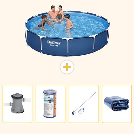 Bestway Bestway Steel Pro Ronde - 366x76 cm - 5-pièces S194 (1/5)