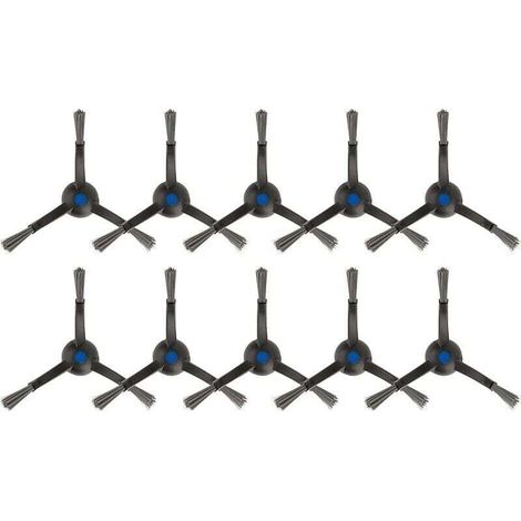 Ulisem (10 pezzi) Parti di ricambio per spazzole laterali compatibili con ECOVACS DEEBOT X5 Omni, X5 Pro Omni Robot Aspirapolvere, spazzole laterali (1/4)