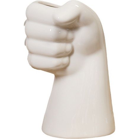 Jarrón decorativo de cerámica hecho a mano – 2 piezas por caja para un envío seguro. (1/5)