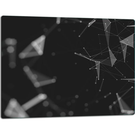 Planche à découper en verre noir 52x40 (1/5)