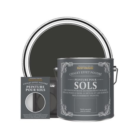 Peinture pour Sols Chalky - Magie Noire (1/2)