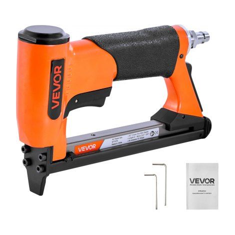 Grapadora Neumática para Grapas de Alambre Fino Serie 80, Corona 12,8 mm, Longitud 6-16 mm, Carga Máxima 150 Piezas, para Tapicería, Carpintería y Proyectos de Bricolaje, 220 x 145 x 45 mm (1/5)