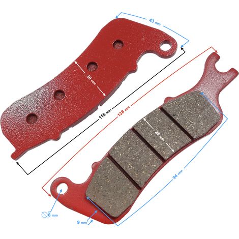 Pastiglie freno anteriori per GT 125 (1/2)