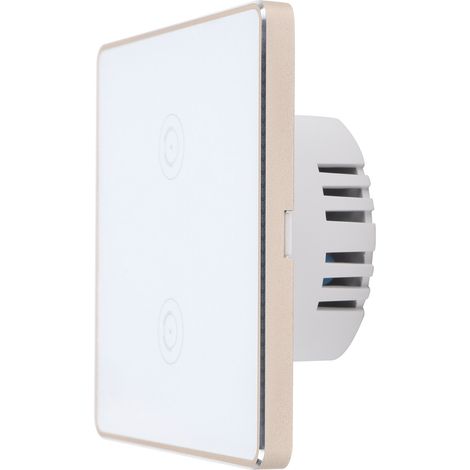 Interrupteur intelligent blanc, télécommande sans fil Wi-Fi simple, 600 W, 100-240 V CA, 50/60 Hz (1/5)