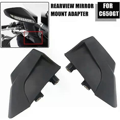 Stück Motorrad-Rückspiegel-Halterungsadapter-Teile Zubehör für BMW C650GT 2012 2013 2014 LinksJXLGV (1/5)