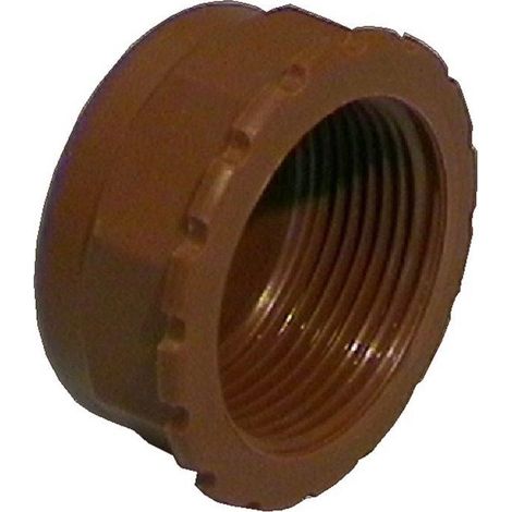 TAPPO IN POLIPROPILENE MARRONE 3/4'' F