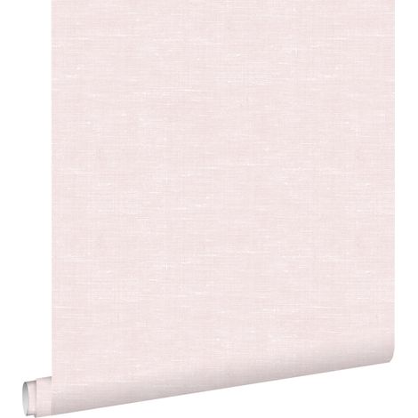 papier peint lin rose clair - ESTAhome (1/5)
