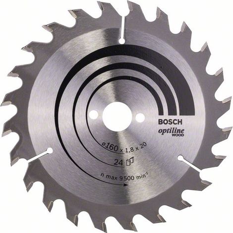 Hoja de corte multiusos BOSCH Optiline madera para sierra circular BOSCH