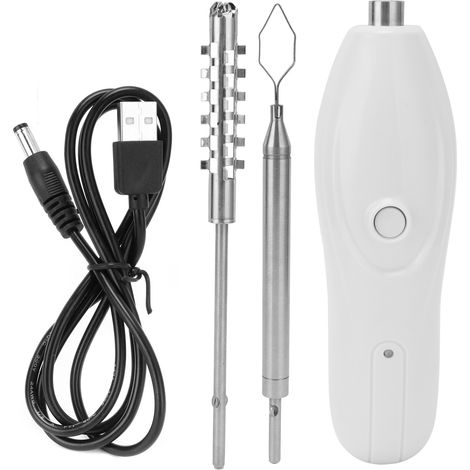 Multifunctional Scale Scraper Seafood Descaler Replaceable Blade Electric Fruit Digging Vegetable Corer for Home