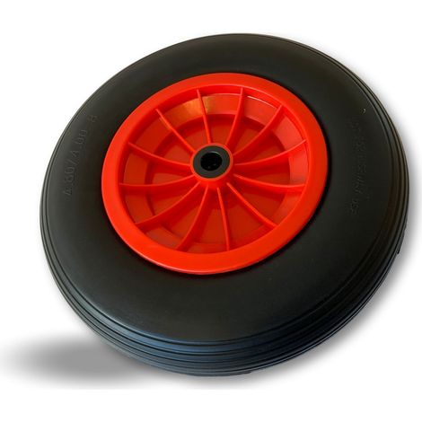 Roue de brouette increvable Ø 400 mm 63 mm Axe 22 mm 90 mm - A l'unité - Roue increvable (1/5)