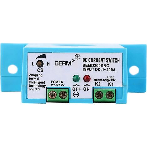 Interrupteur de détection de courant alternatif réglable et résistant à la flamme 1200A CC 1030V (Normalement ouvert) (1/4)