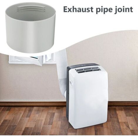 Adaptateur de Tuyau D'échappement Climatiseur, Adaptateur Tuyau Évacuation Climatiseur Mobile Ø130mm Adaptateur Tuyau de Climatisation Portable, ABS Adaptateur de Tuyau de Fenêtre Climatiseur
