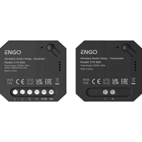 Trasmettitore wireless EngoLink, engo ETR-868, controllo trasmettitore+ricevitore (1/3)