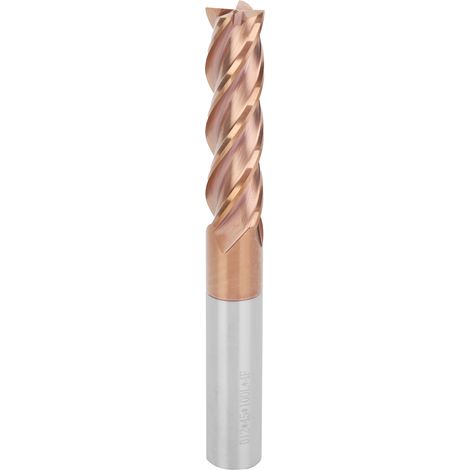 Fraise en acier au tungstène 4 Fulte pour la coupe d'aluminium, outil CNC D12x45x100Lx4F