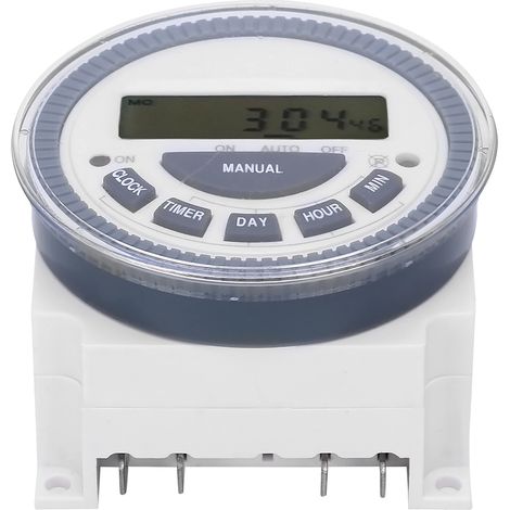 Interrupteur Minuterie Numérique LCD TM619H-2 12V DC/AC - Commande Électronique de Temps