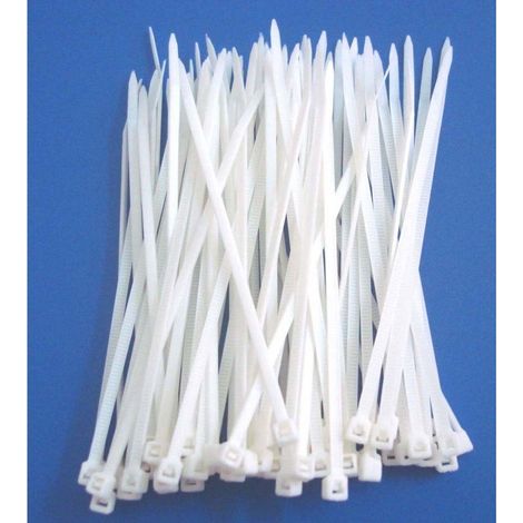 Pack 1000 BRIDAS SUJETACABLES DE NYLON 3mmx 120mm