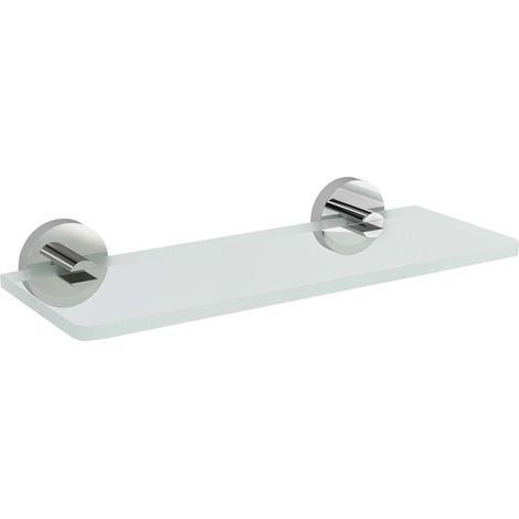 Sapho X-Round - Estante, longitud 20 mm, cristal transparente/cromo XR009-12 (1/2)