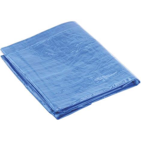 tarp1216 Bâche de 3,66 x 4.88 m, bleu (1/2)