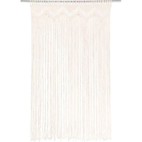 Maison Exclusive - Makramee Vorhang 140×240 cm Baumwolle