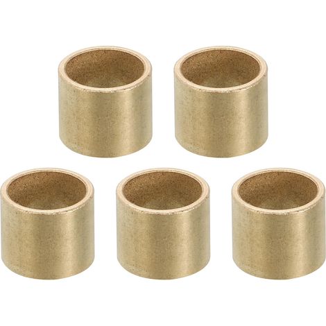 Entretoises en Laiton M10, 5 Pièces Entretoise en Métal Laiton 10 mm ID x 12 mm OD x 10 mm L Entretoises en Laiton pour Vis de 3/8 Pouce ou M10 (1/5)