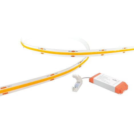 FLEXICOB 15 Ruban 24V LED COB 3000K 78W 9400lm 50000h 120° IRC 90 repiquable ARIC 55506 (1/2)