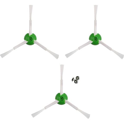 Pack 3 Brosses Latérales – Compatibles Roomba E5 E6 i3 i7 (1/3)