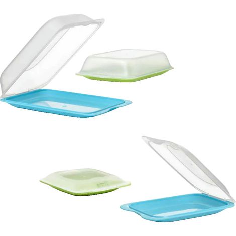 Lot de boîtes alimentaires Tatay Fresh Mix, 2 maxi et 2 mini (1/3)