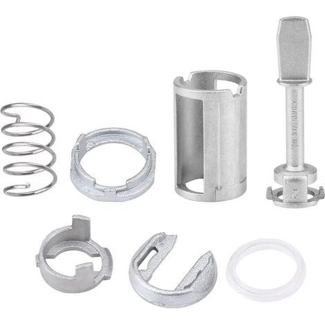 Réparation pour Serrure Barillet Porte,Kit de réparation avant gauche droite de voiture pour SEAT TOLEDO 1999-2006 LEON 1999-2006 AROSA 1997-2004 LUPO 1998-2005 (1/4)