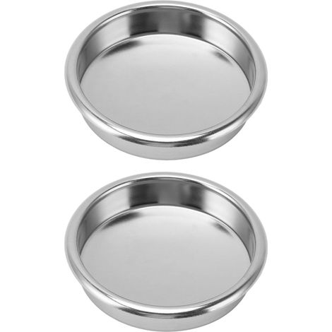 Lot de 2 Filtres Aveugles en Acier Inoxydable pour Machine à Expresso Semi-automatique avec Valve de Décompression (1/5)