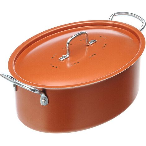 Moneta Zecchino casseruola ovale alluminio 28 cm (1/5)
