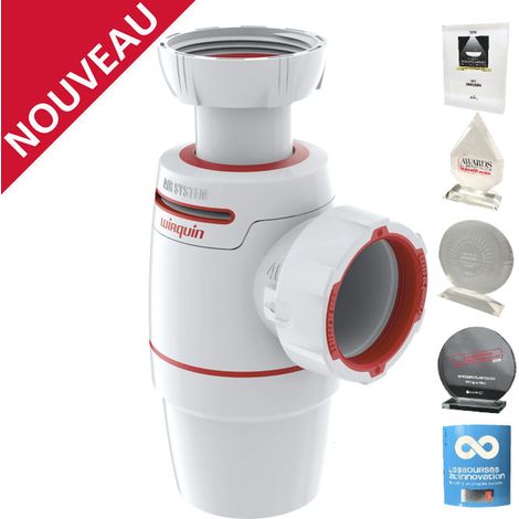 Siphon SpŸle Neo Air system diametre 40 mm, WIRQUIN, Ref. 30722146