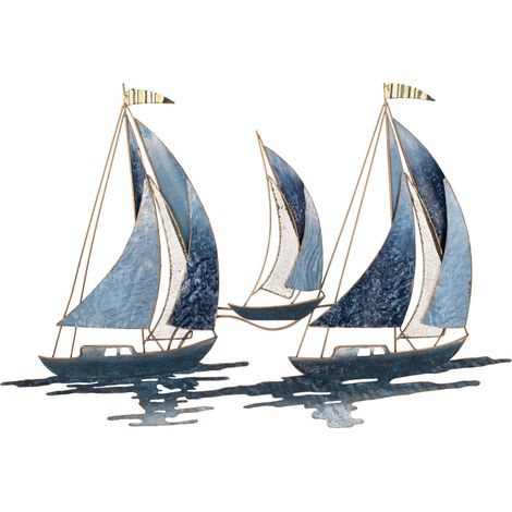 Decorazioni murali nautiche - Barca a vela - Decorazioni marine per casa, ufficio o ristorante - Design esclusivo