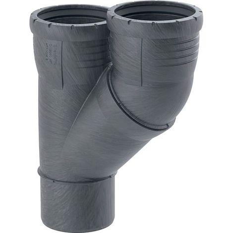 Geberit Silent-Pro Parallelabzweig 45°, DN 100 / 100, 393.557.14.1 (1/5)