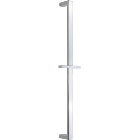 Barra de Ducha Latón Cuadrada Cromada de 700mm Serie Kuatro (1/3)