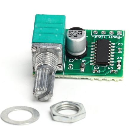 PAM8403 Module Amplificateur Audio Numérique Mini 5V avec Interrupteur, Alimentation USB, 3W+3W (1/5)