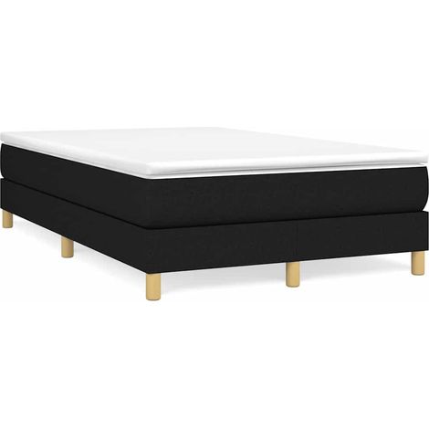 Maison Exclusive - Boxspringbettgestell Schwarz 120x200 cm Stoff (1/5)