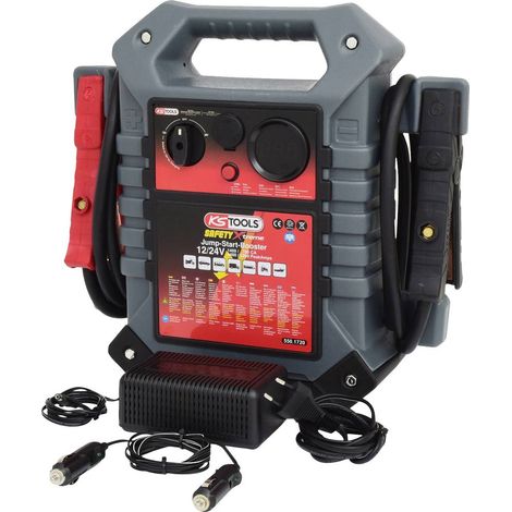 KS Tools Sistema di accensione rapido 550.1720 550.1720 Corrente d'avviamento ausiliaria (12 V)=1400 A Corrente d'avvia (1/4)